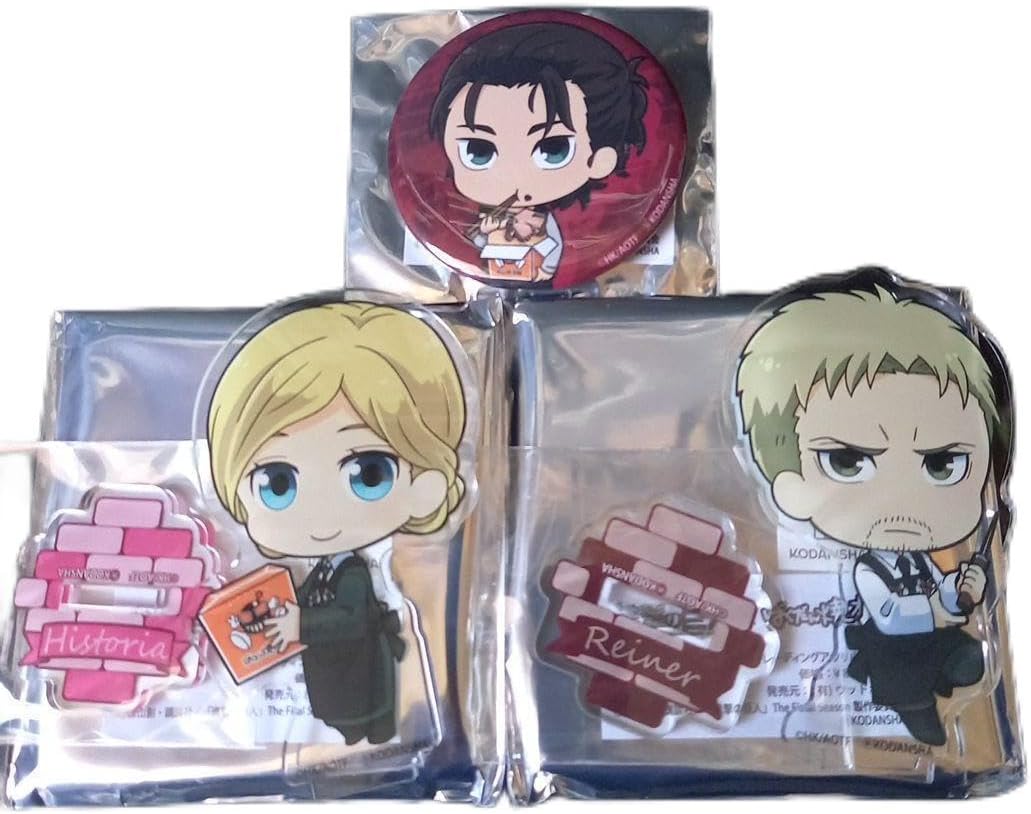 進撃の巨人 アタックフェス attackfes ライナー 缶バッジ まとめ売り 2025年最新】Attack fes 缶バッジの人気アイテム - メルカリ